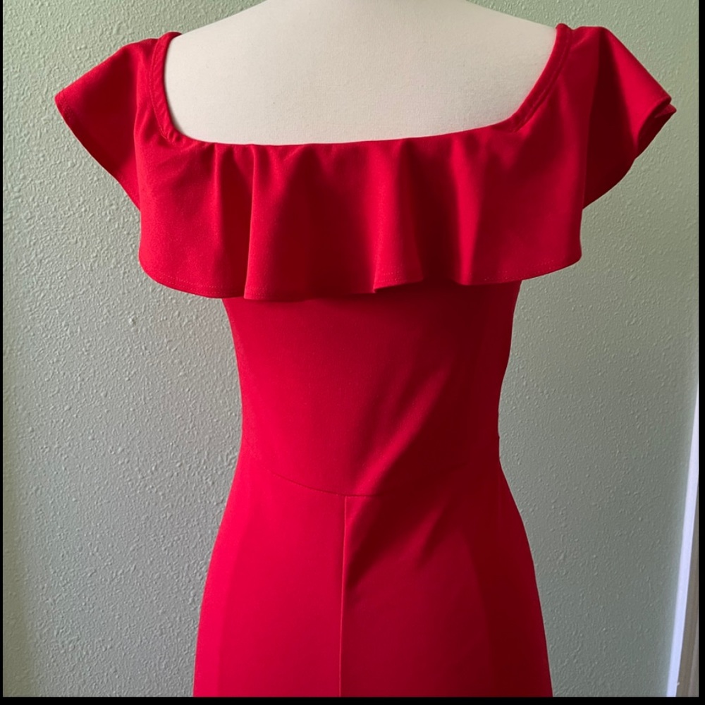 Red jumpsuit